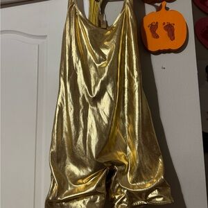 Shiny Gold Romper